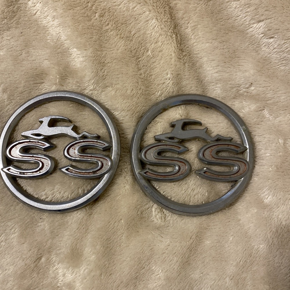 Vintage Chevy Impala SS Emblems